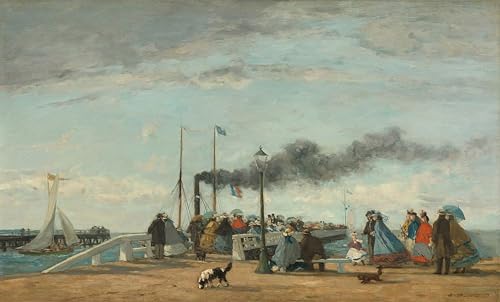Toile Décor Art Mural Trouville Boudin pour sublimer votre chambre à coucher