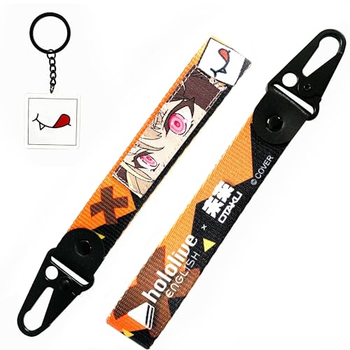Hololive Justice - Gigi Murin Keystrap and Keychain Bundle - Otaku