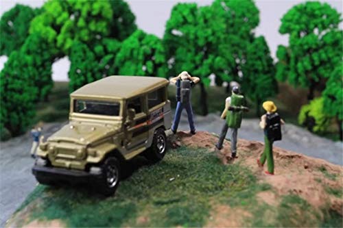 zalati Travelers Miniature Toy Set 5pcs Figures Character 1:64 Simulation Statue Model Toy for Decoration - Image 2