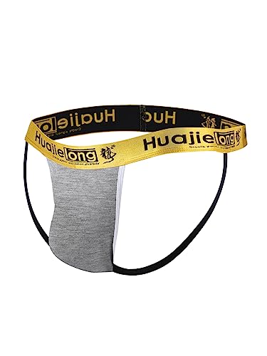 Men’s underwear soft Thongs for Athletic Supporters Printed pattern JockStrap Breathable Sexy Pack of 52