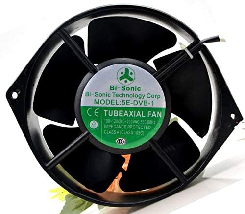 5E-DVB-1 100-120V/200-230V 17CM 2-Wire High Temperature Resistant Fan
