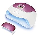 120W Lampara uv led uñas profesional, Liaboe Lámpara Secador de Uñas,Secador de uñas de gel,Secador de uñas led,Secador de Uñas UV Led Curado Esmalte Gel con Temporizador en Hogar de Nivel