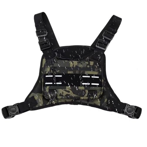 Vest pack homme pour running et sorties outdoor au design tactique fonctionnel