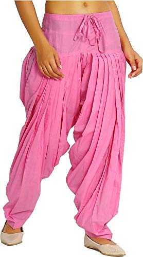 ENDFASHION Woman's Cotton Plain Patiala Salwar(Free-Size)