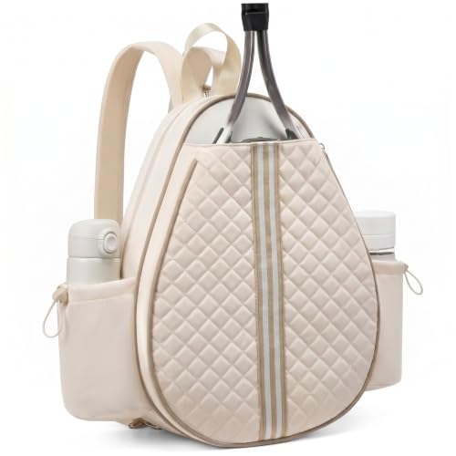 Mochila de tenis para mujer con compartimento aislado para proteger tu raqueta favorita