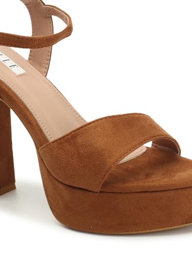 Image of ELLE Women's Stylish and Elegant High Block Heels Fashion sandals