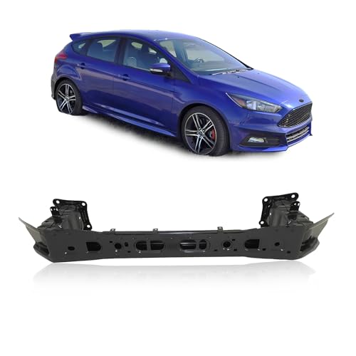 CarPartsDepot Steel Primed Black Front Bumper Reinfocement Compatible with 2012-2018 FORD Focus Titanium Fits FO1006260 CP9Z17757A
