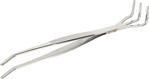 Miniatura 9 de Fdit Herramientas de bonsái de acero inoxidable 2 en 1, herramienta de jardinería, pinzas de rastrillo de raíz para plantador de bonsái