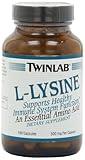 Twinlab L-Lysine 500mg, 100 Capsules (Pack of 4)