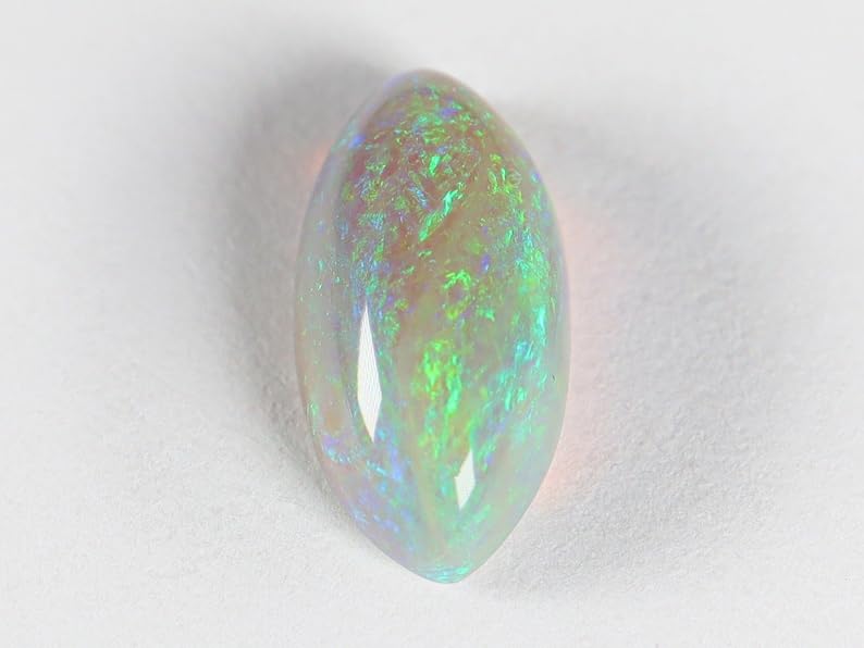 OPAL_WORLD 1 Pcs. Of Natural Australian Opal 11x5.5mm Oval Shape Cabochon cut loose gemstone for Jewelry making. | OW_01491