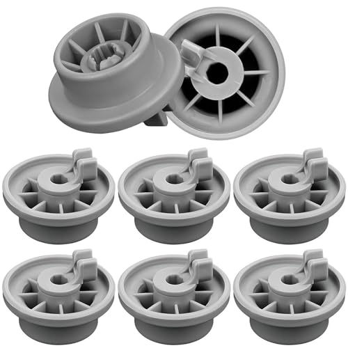 Binnan 8 Piezas Rueda para Cesta Lavavajillas, Ruedas para Lavavajillas Cesta Ruedas Lavavajillas Universal Recambio para Canasta Inferior