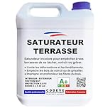 Saturateur Terrasse Bois - Codeve Bois - 20L - Intérieur/extérieur - Pour La Protection D'un Bord De Piscine, Terrasse Ou Caillebotis Bois.