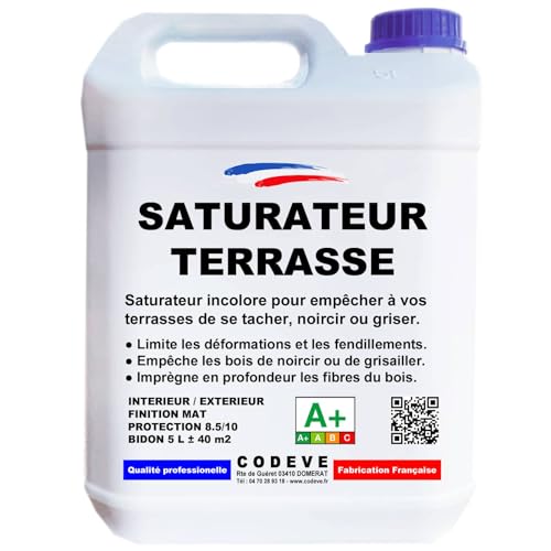 Codeve Bois Saturateur Terrasse 5L