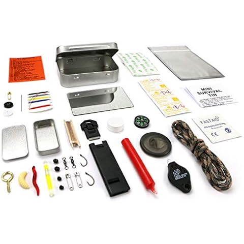 Mini Survival Tin - Pocket-sized tin, loaded with an impressive amount of outdoor survival essentials. UK-made Cover