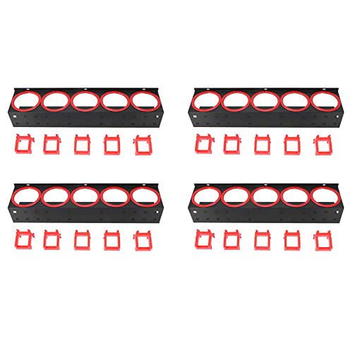 Frobea 4X Spray Bottle Storage Rack Abrasive Material Hanging Rail Car Beauty Shop Accessory Display Auto Cleaning