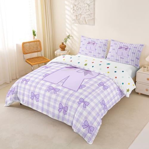 Ensemble de literie ribbon rose pour chambre de filles esthétique 220x240 - 3