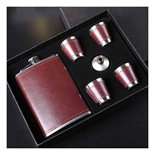 Gmjay 9 Oz Stainless Steel Hip Flask Gift Set With 4 Cups And Funnel Pocket Drinking Flasks For Men #TOP4