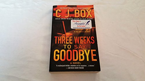 [Three Weeks to Say Goodbye: A Novel] [By: Box,... B00SQBAN20 Book Cover