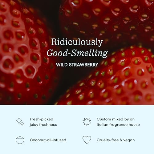 Image of Cocofloss Expanding Woven Dental Floss by Cocolab, Waxed Tooth Floss for Daily Oral Care, Coconut Oil Infused, Vegan, for Adults and Kids, Strawberry Scent, 1 Pack