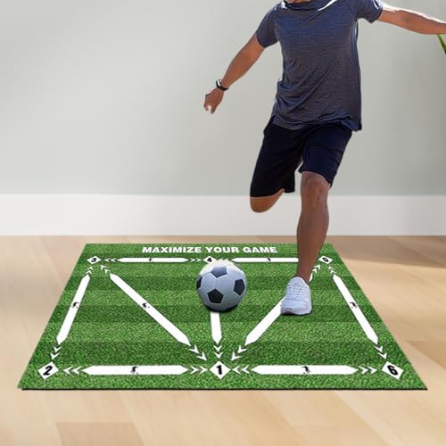 Image of Football Training Mat Child Shock Dribble Silent Starter Soccer Training Mat 40 cmx60 cm