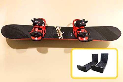 AA Products A Couple of Aluminium Snowboard Display Wall Mount Rack w/Protective Lining