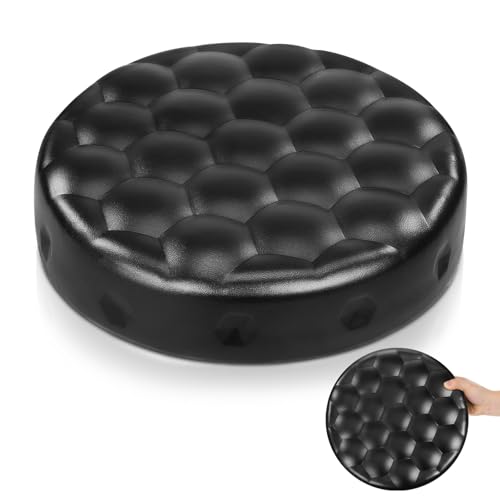 Assise de tabouret ronde ergonomique ondulée et confortable en PU