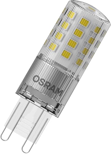 Osram Dimmbare LED Pin Lampe mit G9 Sockel Warmweiss (2700K) 4.4W Ersatz für herkömmliche 40W-Lampe