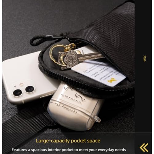  Concept Collective Travel Sling Bag Concept Global, Crossbody Bag with Multiple Pockets, Casual Daypacks (Black*2,Medium)3