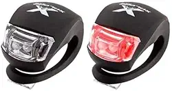 Sinalizador Led Duplo Para Bicicleta 02 Peças