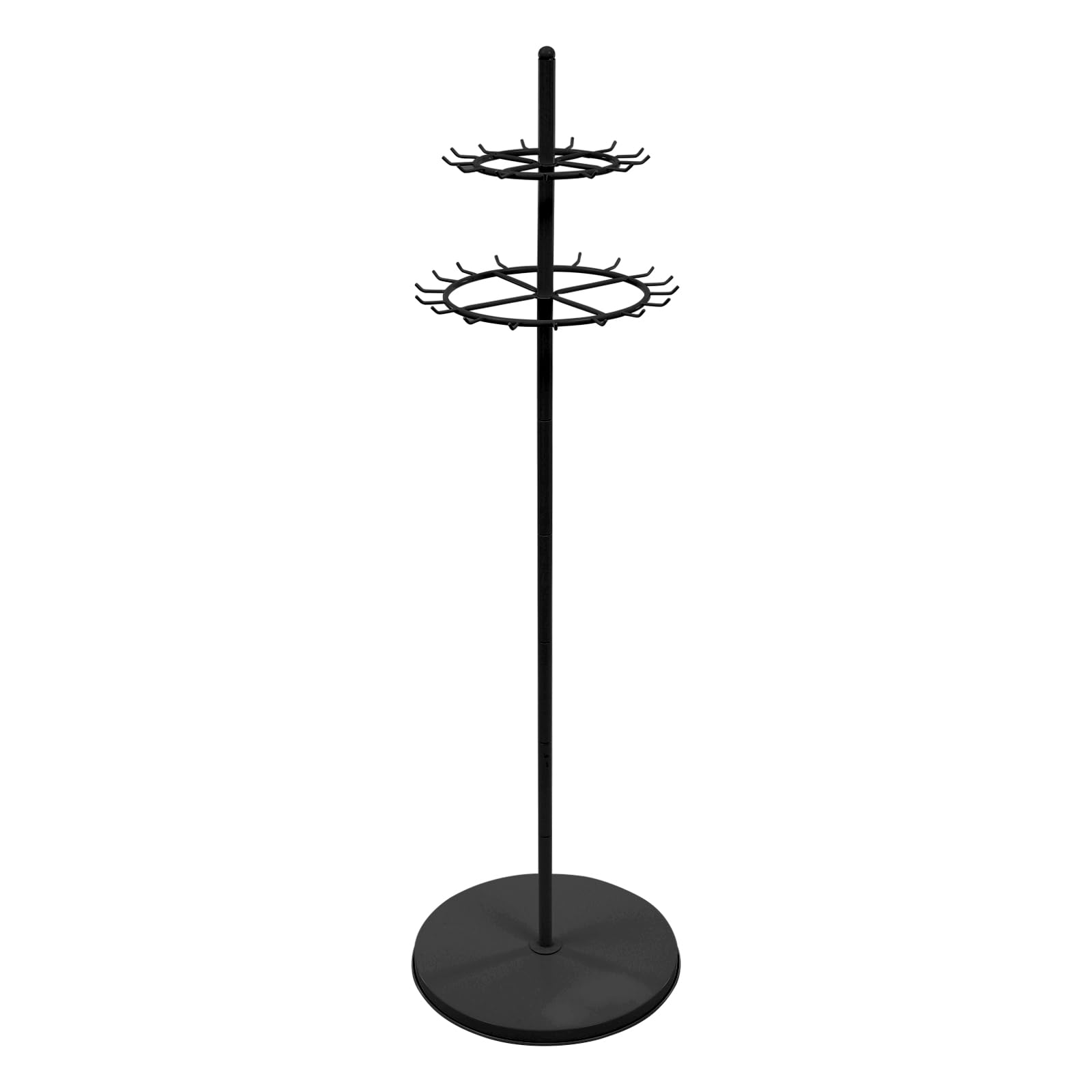 Gürtelhalter, Gürtel Aufbewahrung mit 31 Haken, Gürtel Display Regal Gürtelaufhänger Ständer für Schals und Gürtel