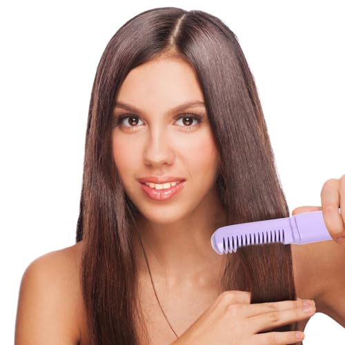 Peine alisador inalámbrico USB portátil para cabello miniatura 3