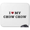 Muismat ik hart mijn chow chow muismat computer accessoires gaming muismat