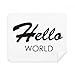 Programmer Interface Hello World Cleaning Cloth Screen Cleaner 2pcs Suede Fabric