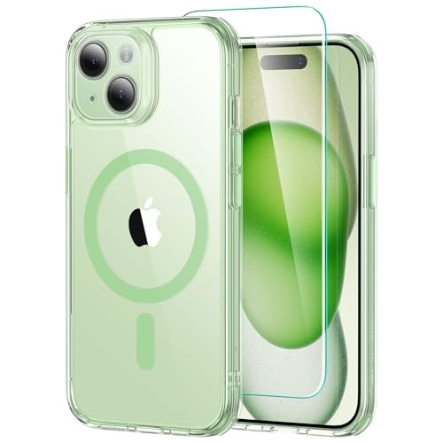 �y�ČRMIL�K�i�EMagsafe�Ή��z ESR iPhone 15 Plus �P�[�X �Z�b�g ��ʕی�t�B���� �J�����ی� ���ɋ����w�� ���C�����X�[�d �X�g���b�v�z�[���t�� ��phone15plus �P�[�X Classic�V���[�Y�i�N���A_�t���X�g�O���[