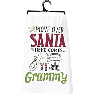 Primitivesbykathyglitterkitchentowelmoveoversantaherecomesgrammy Urban Country Home Decor Primitives by kathy glitter kitchen towel move over santa here comes grammy urban country home decor