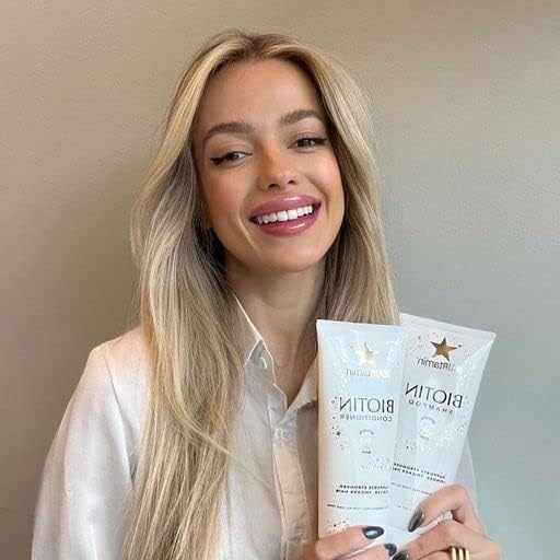 Miniatura 6 de Hairtamin Set de champú y acondicionador para el crecimiento del cabello sin parabenos y sulfatos voluminizadores e hidratantes champús y