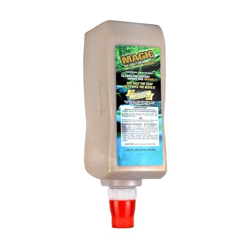 Zenex Magic Hand Soap - Industrial Hand Cleaner for Auto Mechanics | Shop Soap | Walnut Shell Scrubbers to Remove Grease, Oil, Ink & Paint | Moisturizing Ingredients | 3.55 L (1 Pack) - Thumbnail 5