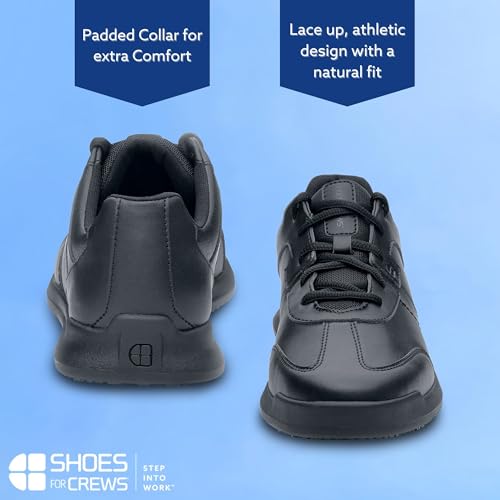 Shoes for Crews Men's Slip-Resistant Work Sneakers – Comfortable, Non-Slip Men's Shoes for Restaurants, Healthcare, Retail, Hospitality & More - Freestyle II4