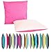 JACK 2-farbiges Wende Outdoor Lounge Kissen 45x45cm Dekokissen inkl. Füllung Wasserfest Sitzkissen Garten Stuhl Lotus Effekt, Farbe:Pink - Rosa