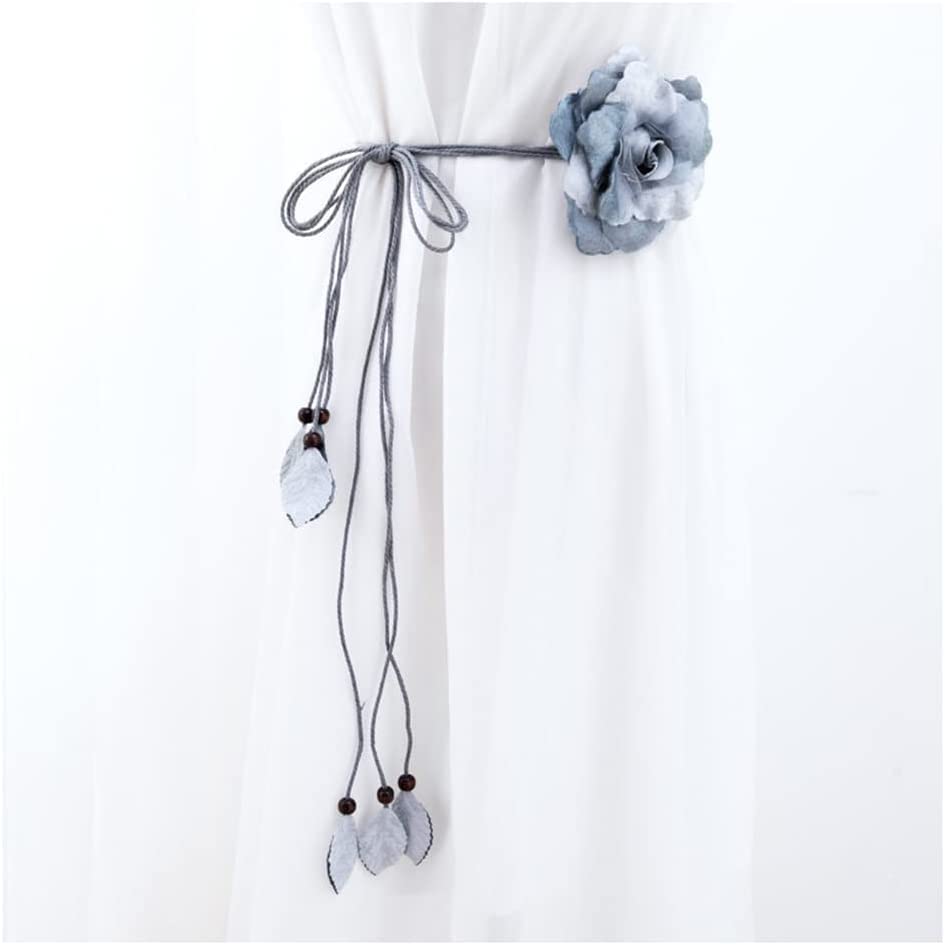 Cortina lazo gris de cuerda coreana con borla pack de 2 unidades para salon