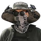 Photo Gallery joukares cappello da pesca all aperto con ventola solare a tesa larga, cappello da sole per uomo con 2 cappelli da pesca con ventola solare, cappello da sole con protezione solare e ventola incorpora Photo Gallery joukares cappello da pesca all aperto con ventola solare a tesa larga, cappello da sole per uomo con 2 cappelli da pesca con ventola solare, cappello da sole con protezione solare e ventola incorpora