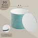 Juvale 4-Inch Round Glass Mirrors for Crafts - 4-Inch, 50-Pack, Blue, Modern - Craft Supply for Mirror Centerpieces & Home Decoration
