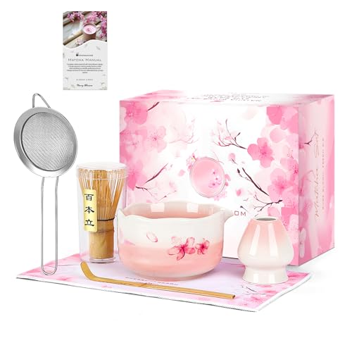 7-Piece Matcha Whisk Set with Accessories and Box