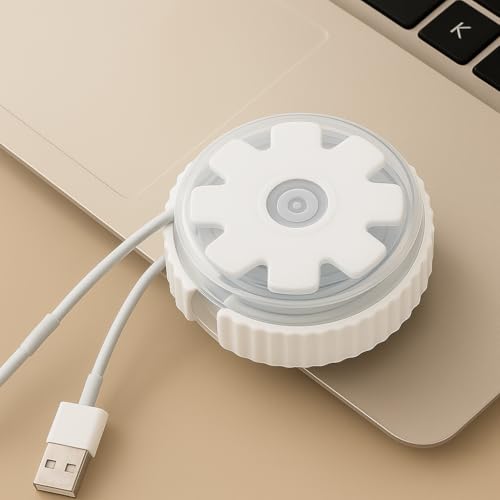 Image of Cable Organizer, Cable Management Box, Desk Cable Holder & Wire Organizer for Home, Office, and Travel - Multi-Purpose Cable Manager for Desk Setup