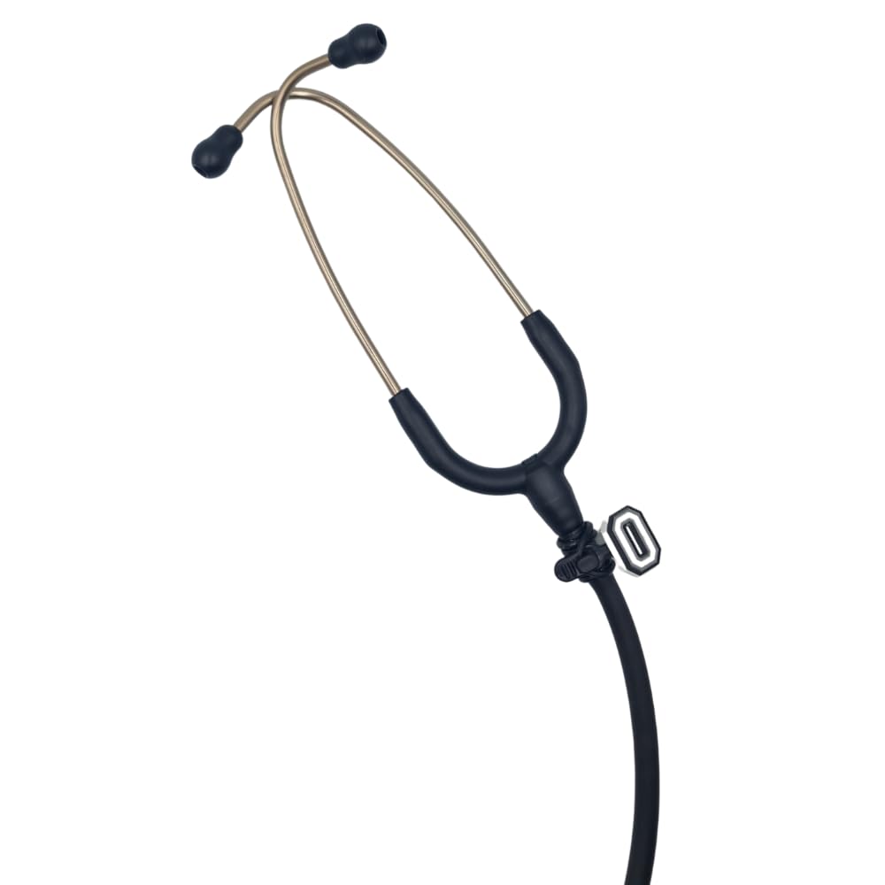 Stethoscope Charms - letter white O - Medical Gift