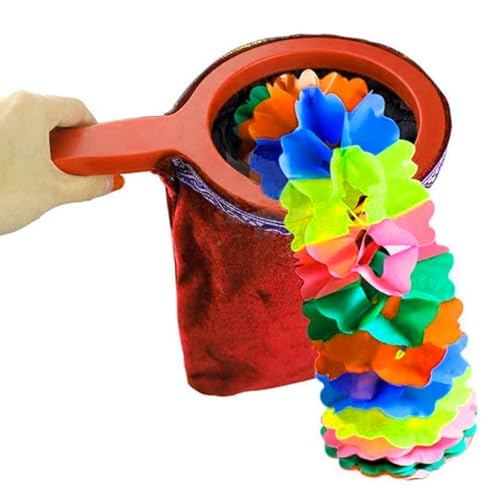 SevenMye 1 bolsa de cambio mágica con mango giratorio que hace que las cosas parezcan desaparecer. Truco de magia