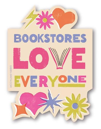 Bookstores Love Everyone Sticker (Pack of 6)