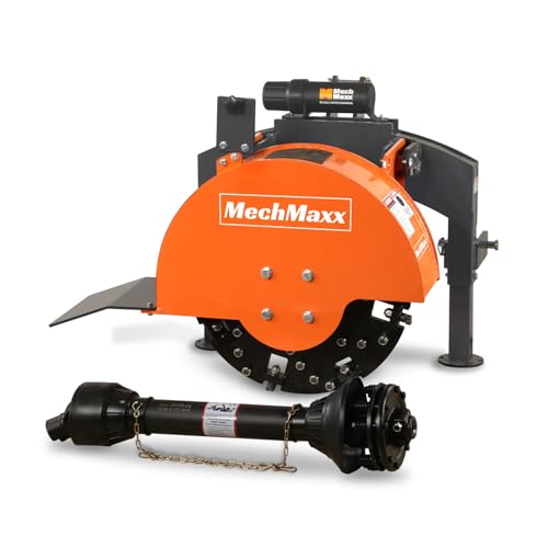 MechMaxx Heavy Duty 3-Point PTO Powered Stump Root Grinder For...