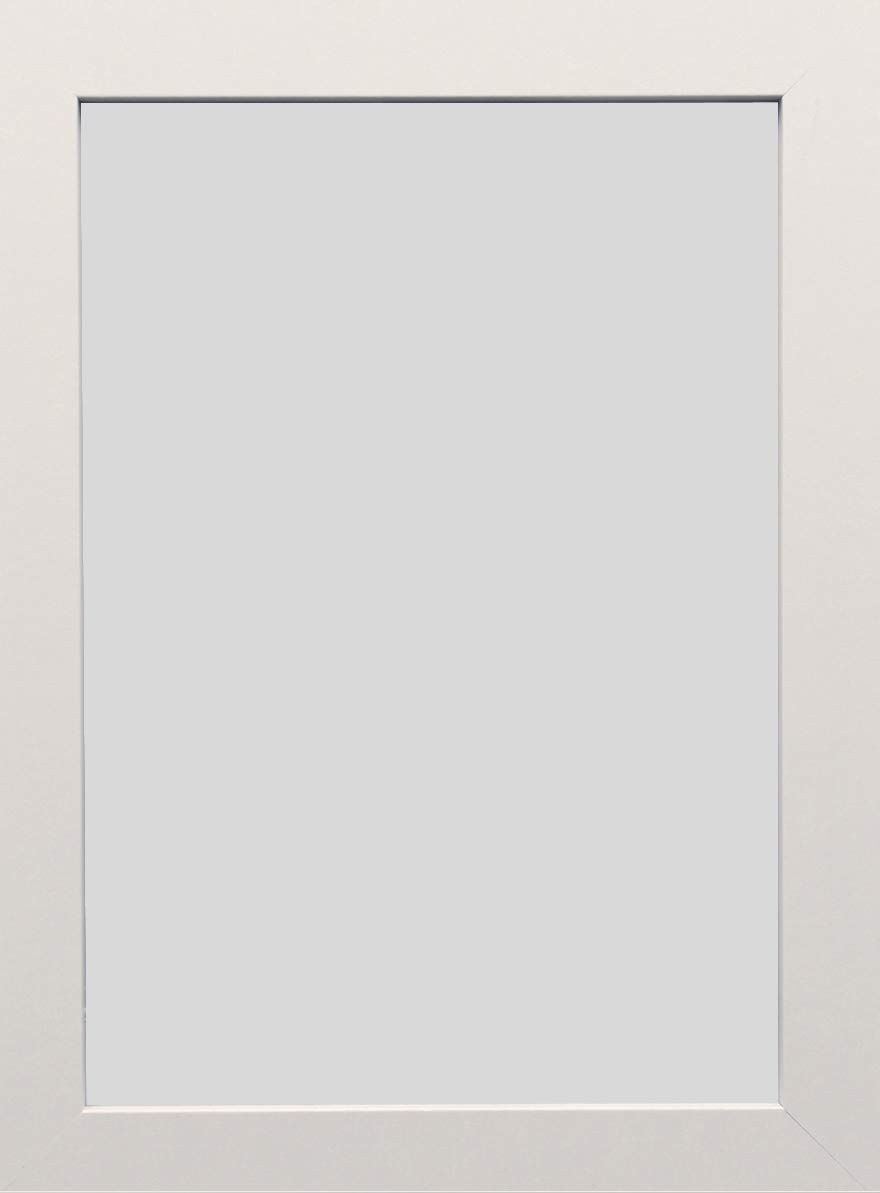 A.i.m White A1 A2 A3 A4 A5 A6 Modern Style Mdf Poster/Picture/Photo Frames In Black, Silver, Oak & Walnut (, A6 (14.8 X 10.5 Cm))