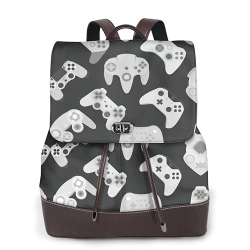 Sac à dos ordinateur portable et randonnée avec imprimé manette de jeu vidéo